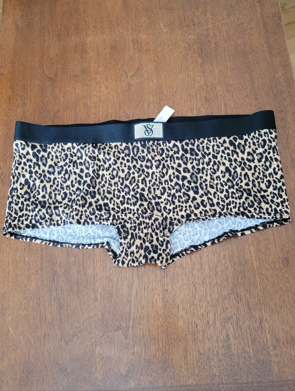 Victoria's Secret leopard blingy shortie, size L